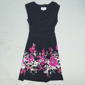 STUDIO I PETITES NWOT Floral A-Line Dress